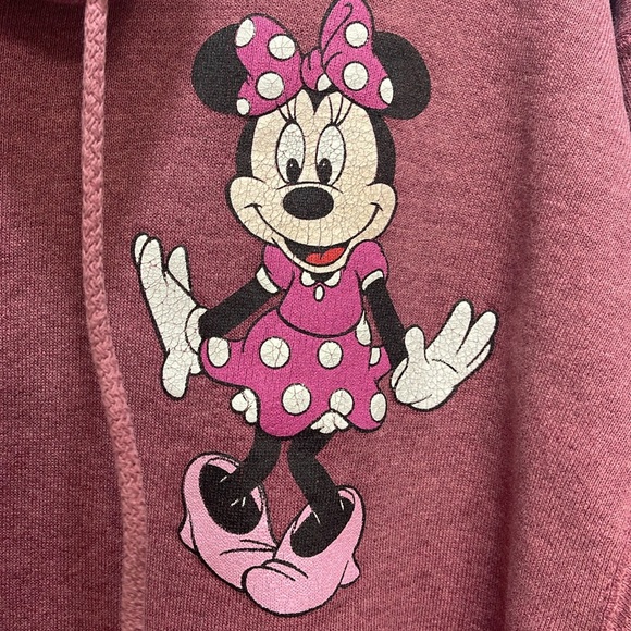 Vintage Disney Minnie Mouse Quarter Zip Sweatshirt szL - Picture 3 of 7